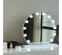 Living and Home Frameless Hollywood Vanity LED Lighted Makeup Mirror