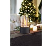 Living And Home Freestanding Tabletop Ventless Ethanol Fireplace In Black Black One Size