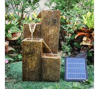 Living and Home Garden Fountain Self Containing Water Feature Solar Powered