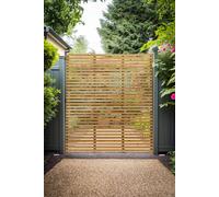Living And Home Garden Privacy Wood Fence In Natural Natural L