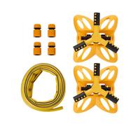 Living And Home Garden Sprinkler Set With 20M Hose, 2 Pack 360 Degree Rotating 3-Arm Lawn Sprinklers