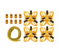 Living And Home Garden Sprinkler Set With 30M Hose 4 Pack 360 Degree Rotating 3 Arm Lawn Sprinklers