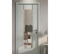 Living and Home Gold Rounded Rectangular Metal Frame Door/Wall Mount Mirror for Hallway, Bedroom & Bathroom, 28cm W x 118cm H Living and Home Gold 28 cm W x 118 cm H