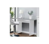 Living and Home Gray Top Rectangular Narrow Console Table Breakfast Coffee Bar Table - Grey