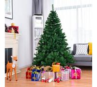 Living And Home Green Artificial Christmas Tree With Metal Stand 95Cm W X 210Cm H