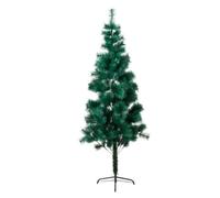 Living And Home Green Christmas Tree With Metal Frame And Dense Pine Needles, 105Cm W X 210Cm H