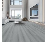 Living And Home Grey Realistic Woodgrain Wood Effect Self Adhesive Pvc Flooring Plank Waterproof, 5M² Pack, Set Of 36