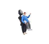 Living and Home Halloween Scary Zombie Hostage Inflatable Costume for Adults in Black Living and Home Black
