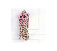 Living and Home Hanging Artificial Flowers Vine Home Decoration - Pink