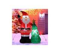 Living And Home Inflatable Christmas Air Blown With Led Light Outdoor Decor In Red Red One Size