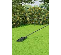 Living And Home Lawn Levelling Rake With 213Cm Stainless Steel Handle In Black Black One Size