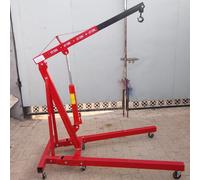 Living and Home Livingandhome Mobile Folding Hydraulic Engine Crane 2200lb