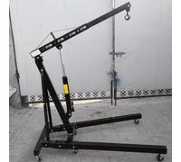 Living and Home Livingandhome Mobile Folding Hydraulic Engine Crane 2200lb