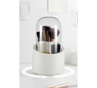 Living and Home Makeup Brush Holder Organizer with Lid - White
