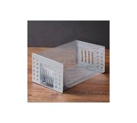 Living And Home Metal Humane Continuous Mouse Trap Cage In Silver Silver One Size