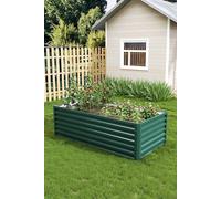 Living And Home Metal Rectangular Raised Garden Bed In Dark Green Dark Green One Size