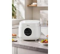 Living and Home Midea 3L Multi-function Rice Cooker with 7 Menu, 8H Timer, 6 Step Cooking Curve, Nonstick Inner Pot, NTC Sensor in White Living and Home White