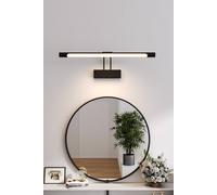 Living And Home Modern Black Led 1-Light Bathroom Vanity Sconce Black