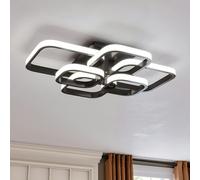 Living and Home Modern LED Ceiling Light with 6 Squares 102W Flush Mount Pendant Light