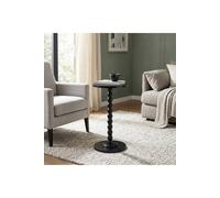 Living And Home Modern Minimalist Round Side Table In Black Black