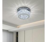 Living and Home Modern Round Crystal Ceiling Light