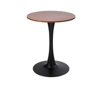 Living And Home Modern Tulip-Shaped Walnut Dining Table Walnut