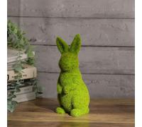 Living and Home Moss Standing Bunny Rabbit Easter Garden Home Decoration