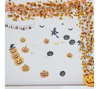 Living And Home Orange Artificial Maple Leaf Garland Home Decoration 200 Cm