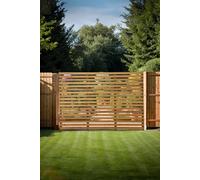 Living And Home Outdoor Garden Wood Fence In Natural Natural L