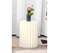 Living and Home Papery Column Display Stand for Wedding Party Decoration in White Living and Home White