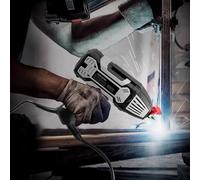 Living And Home Portable Handheld Welder With Igbt Inverter & 5 Variable Current Adjustment-Black/grey/green Grey One Size