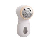Living And Home Rechargeable Fabric Shaver With Led Display In White White One Size