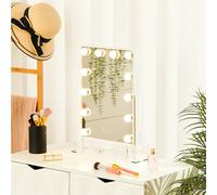 Living and Home Rectangular Hollywood Vanity Makeup Mirror