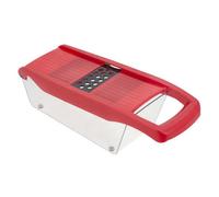 Living And Home Red 6 In 1 Kitchen Multi-Functional Vegetable Chopper With Storage Container And Peeler, 32Cm W X 11.5Cm D X 10Cm H