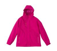 Living And Home S 3 In 1 Waterproof Hardshell Jacket With Fleece Lining Detachable Hood Suitable For Spring And Autumn Purple