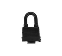 Living And Home Solid Brass Core Metal Padlock With 2 Keys, 5.9X3.5X10Cm In Black Black