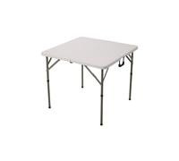 Living And Home Square Folding Table With Handle In White White One Size