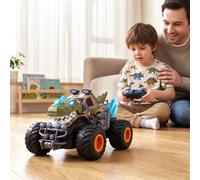 Living And Home T Rex Dinosaur Radio Controlled Car With Light Sound And Steam Spray Effects