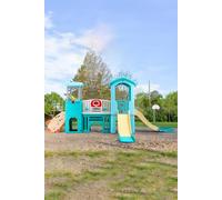 Living And Home Toddlers Slide And Climber With Balls And Ring Toss In Green Green One Size