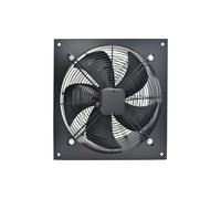 Living and Home Ventilation Wall-Mounted Exhaust Axial Fan 16-inch - Black