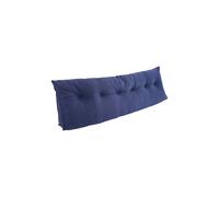 Living and Home Washable Headboard Wedge Pillow with Storage Pocket in Dark Blue | Size: Large Living and Home Dark Blue Large