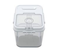 Living And Home White Airtight Food Storage Container 34Cm(W) X 24Cm(D) X 21Cm(H)