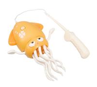 Living And Home Yellow Dancing Octopus Toy With Flashing Lights Music Obstacle Avoidance Sensor