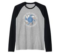 Living Bold Living Blue Diabetes Awareness Raglan Baseball Tee