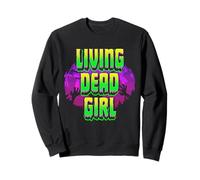 Living Dead Girl Zombie Women Black Horror Halloween Sweatshirt