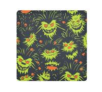 living dead green halloween Self Adhesive Makeup Bag Cloth Travel Bag Organizer Wrap Camera Lens Cloth Wrapper For Organization Size 21.7x21.7in