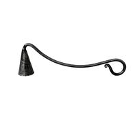 Living Ideas Iron Candle Snuffer, Hand Forged, Black Antique Finish, Perfect for Home, Gift, Safety