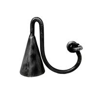 Living Ideas Iron Knot Candle Snuffer, Black Antique Finish, Rustic Style, Extinguisher, Wall Mount, 100% Iron