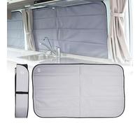 Living in a Bubble Insulated Blackout Mid Left Side Window Cover for Mercedes Sprinter Van Year 2007-2026 170" Length LWB & XLWB, NCV3 & VS30 (Bare Metal Frame)