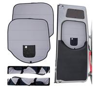 Living in a Bubble Insulated Blackout Rear Window Covers (Pair) for Mercedes Sprinter Van Year 2019-2026, VS30 (Half Plastic Door)